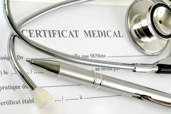 Certificat médical et questionnaire de santé